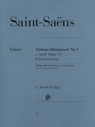 Saint-Saens Concerto for Violoncello and Orchestra No 1 in A minor Opus 33