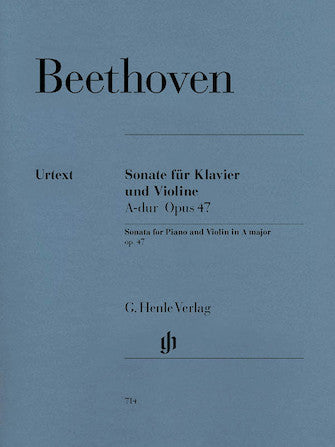 Beethoven Sonata for Piano and Violin in A major Opus 47 (Kreutzer)