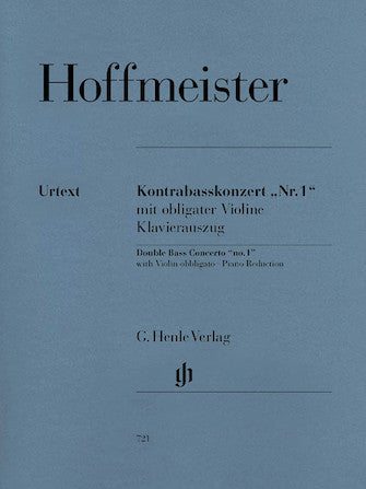 Hoffmeister Concerto No. 1 for Double Bass and Orchestra with Violin Obblig