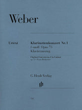 Weber Clarinet Concerto No 1 in F minor Opus 73