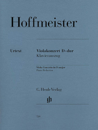 Hoffmeister Viola Concerto in D major