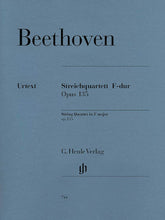 Beethoven String Quartet in F major Opus 135