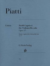 Piatti 12 Capricci Opus 25