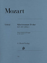 Mozart Piano Sonata in D major K311 (284c)