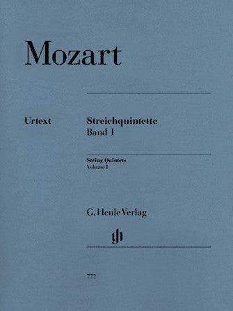 Mozart String Quintets Volume 1