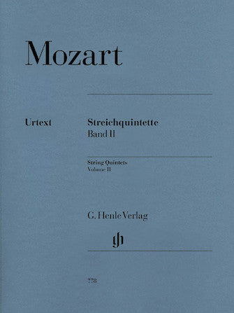 Mozart String Quintets Volume 2