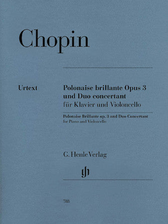 Chopin Polonaise Brillante C Major Op. 3 and Duo Concertant E Major
