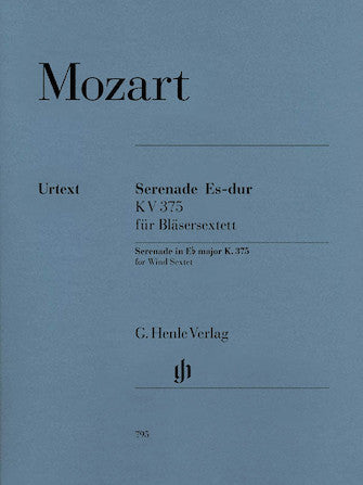 Mozart Serenade in E flat Major K375 for 2 Clarinet, 2 Horns, & 2 Bassoons
