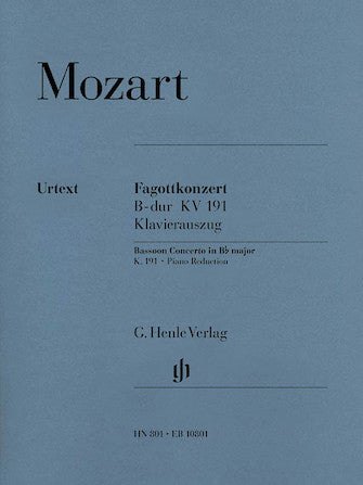 Mozart Bassoon Concerto B-flat Major, K.191