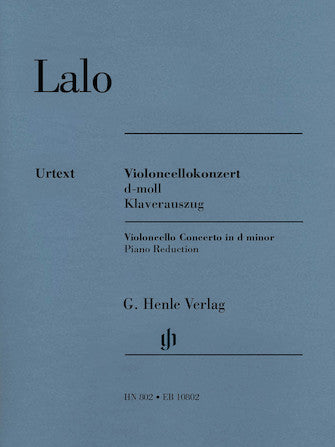 Lalo Violoncello Concerto in D minor