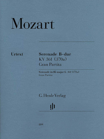 Mozart Gran Partita in B flat major K 361