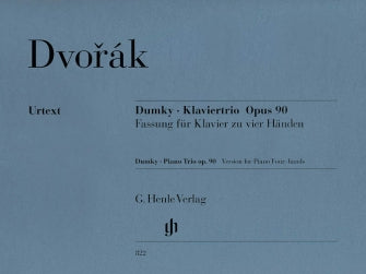 Dvorak Dumky Piano Trio, Op. 90 - Version for 1 Piano, 4 Hands