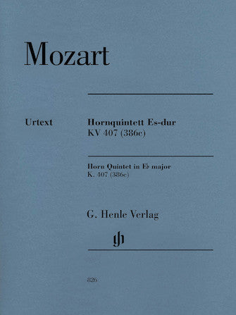 Mozart Horn Quintet in E flat major K407 (386c)