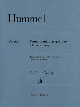 Hummel Concerto in E Major for Trumpet and Orchestra