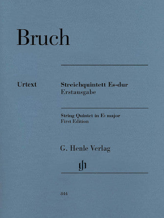 Bruch String Quintet in E flat major