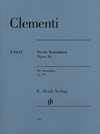 Clementi 6 Sonatinas Op. 36 Piano Solo