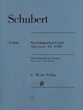Schubert String Quartet in G major Opus Posthumous 161 D 887