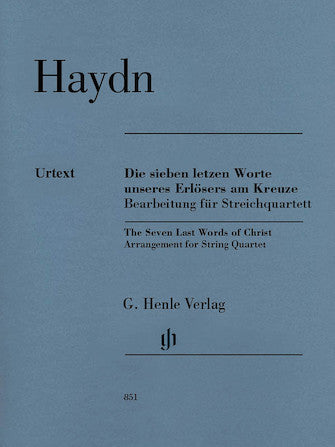 Haydn Seven Last Words of Christ Arrangement for String Quartet