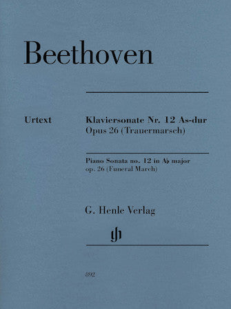 Beethoven Piano Sonata No 12 A flat major Opus 26