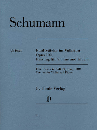 Schumann 5 Pieces in Folk Style, Op. 102