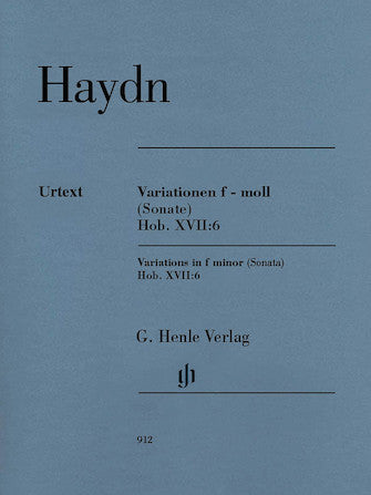 Haydn Variations in F minor (Sonata) Hob.XVII:6