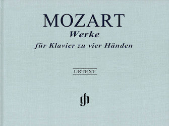 Mozart Works for Piano Four-Hands revised edition clothbound O/P