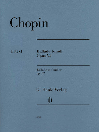 Chopin Ballade in F minor Opus 52