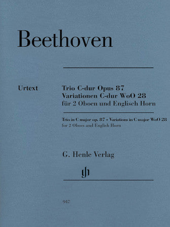 Beethoven Trio in C major Opus 87 and Variations in C major WoO 28