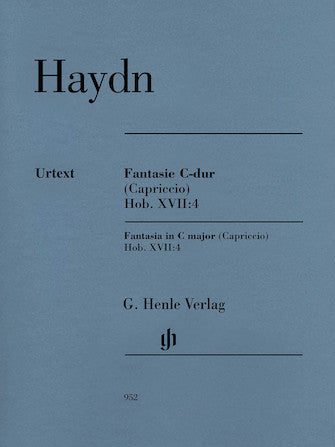 Haydn Fantasia in C Major (Capriccio) Hob. XVII:4 Revised Edition