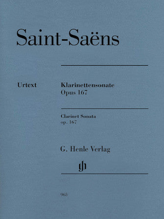 Saint-Saens Clarinet Sonata, Op. 167