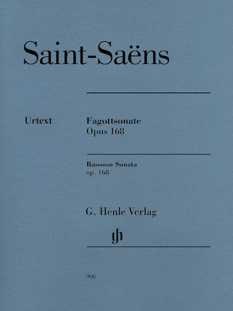 Saint-Saens Bassoon Sonata, Op. 168