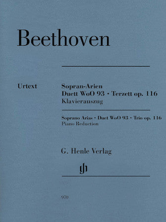 Beethoven Soprano Arias, Duet WoO 93, Trio Op. 116