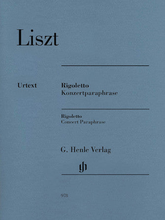 Liszt Rigoletto Concert Paraphrase