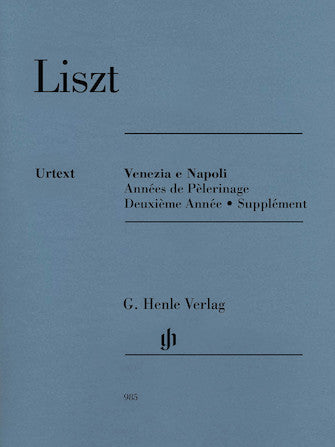 Liszt Venezia e Napoli