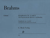 Brahms Symphonies Nos. 1 And 2 Arranged for Piano 4 Hands