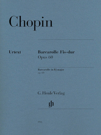 Chopin Barcarolle in F sharp major Opus 60