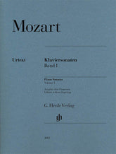 Mozart Piano Sonatas Volume 1 (edition without fingering)