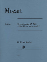 Mozart Divertimento A Little Night Music K525 String Quartet W/ Basso Parts (quintet)
