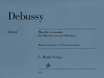 Debussy Marche Ecossaise for Piano Four-Hands