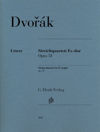Dvorak String Quartet Opus 51 in E flat major