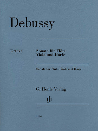 Debussy Sonata for Flute, Viola and Harp