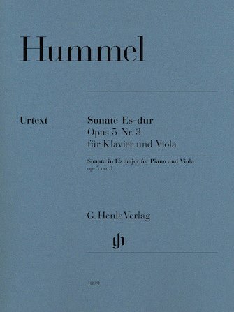 Hummel Sonata in E-flat major Op. 5 No. 3