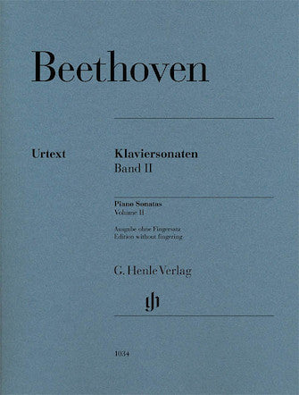 Beethoven Piano Sonatas Volume 2 (edition without fingering)