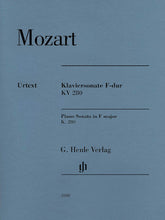 Mozart Piano Sonata in F Major K280 (189e)