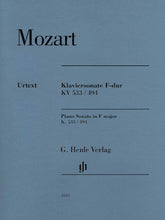 Mozart Piano Sonata in F Major K533/494