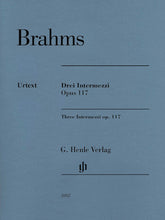 Brahms 3 Intermezzi Opus 117