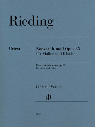 Rieding Violin Concerto in B Minor Op. 35 Violin and Piano