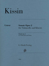 Kissin Sonata Op. 2 Cello and Piano