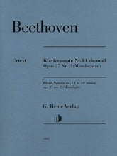 Beethoven Piano Sonata No 14 in C sharp minor Opus 27 No 2 (Moonlight)