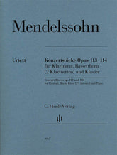 Mendelssohn Concert Pieces Op. 113 and 114